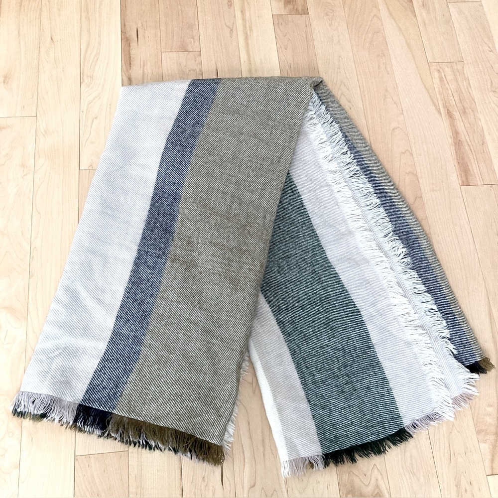 Madewell Striped Blanket Scarf 57” Square